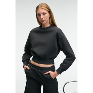 GRIMELANGE KARALIS เสื้อสเวตเชิ้ตคอกลมผ้าฝ้ายสำหรับผู้หญิง - Product Image 5