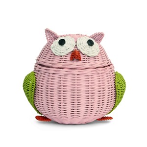 Cesta de almacenamiento con diseño en forma de pollo, hecha de ratán sostenible, para bebés, accesorios para recién nacidos - Product Image 2