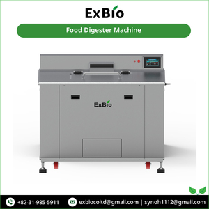 Appareil de cuisine électrique haute précession Machine de compostage d'élimination des déchets alimentaires de capacité Exbio de qualité supérieure de 300kg/jour - Product Image 4