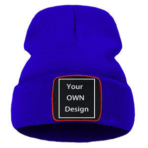 Gorro de gorro de alta calidad con logotipo personalizado en blanco, gorro de invierno de punto cálido suave multicolor, gorro de gorro personalizado a precio de mayorista - Product Image 4