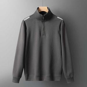 Couche intermédiaire en tricot à demi-zip OEM positionnée pour l'exportation de boutiques d'automne coffrets cadeaux haut de gamme et capsules d'entreprise surélevées - Product Image 2