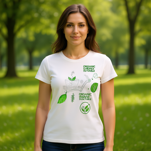 T-Shirt WM Sostenibile e Organica da Donna - Promozionale - Product Image 3