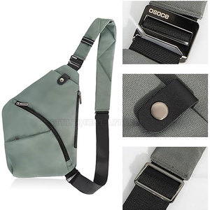 Custom Size Men's Fashion Polyester Sling Crossbody Bag with Anti-Theft Feature and Custom Logo Printing - Product Image 5