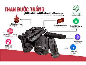 ถ่านไม้จันทน์ขาวบินโชตันคุณภาพพรีเมียม ผลิตด้วยมือในเวียดนาม สำหรับย่างบาร์บีคิว ให้ความร้อน และใช้กับบารากุ - Product Image 6