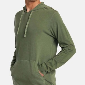 Pulls à capuche teints en pigments pour hommes-Design classique, parfaits pour une tenue décontractée et une superposition - Product Image 3