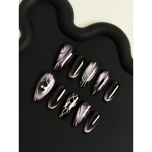 Uñas Postizas Cosmic Noir Eclipse - Product Image 3