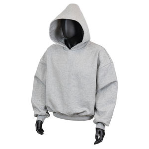 Heavyweight 450gsm Cotton <b>French</b> Terry Hoodie Oversized Spray Paint Distressed Custom <b>Vintage</b> Acid Wash Hoodies - Product Image 1