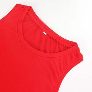 Femmes été sans manches débardeurs coupe ample tricoté tunique chemise brodé plume décoration col rond respirant avant Logo - Product Image 5