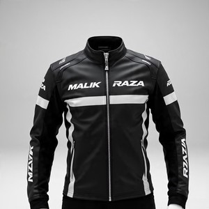 Veste d'équitation de moto en cuir de vachette robuste | Protection approuvée CE | Style motard classique pour la vente en gros - Product Image 2