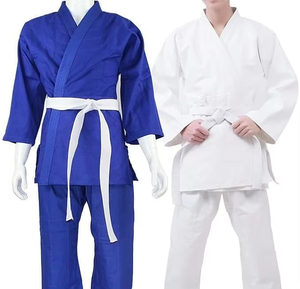 Kimono de Jiu Jitsu al por Mayor para Conjuntos de Trajes de Entrenamiento de Karate Ligeros Personalizados (Poliéster/Algodón) para Práctica de Artes Marciales - Product Image 2