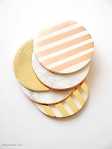 Trendy <b>Marble</b> Wholesale <b>Coasters</b> <b>Marble</b> Custom White <b>Marble</b> <b>Coasters</b> 4 Pcs Set at Star Crafts India From Indian Manufacturer - Product Image 6
