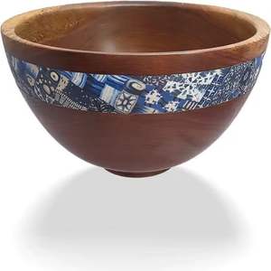 BOL À CORNE SALADE Fabricant de bols de service Nouveau design Bols à salade à main en corne de buffle - Product Image 4