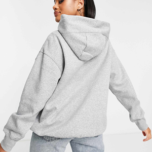 Custom Logo Women's Soft Cotton Hooded Neck Streetwear Embroidered <b>Jumper</b> Fleece Oversized Pullover Women Hoodies - Product Image 2