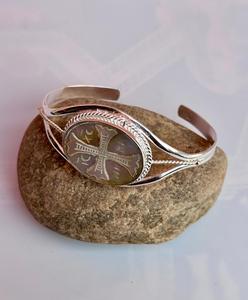 Bracelet et bracelet faits à la main en nacre en argent sterling 925. - Product Image 2