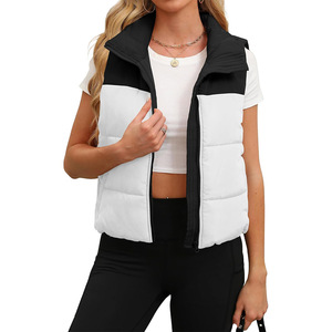 Offre Spéciale décontracté sans manches vêtements d'extérieur veste coton rembourré manteau femmes hiver bouffant gilet - Product Image 3