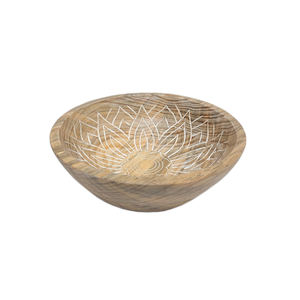 Bol à fruits décoratif en bois de forme ronde de qualité supérieure pour ustensiles de cuisine de table bol à salade maison et hôtels nourriture et collations bols de service - Product Image 2