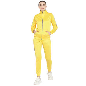 Survêtement pleine fermeture éclair Football formation veste costume femmes Logo personnalisé Football à manches longues uniformes sport porte femmes - Product Image 1