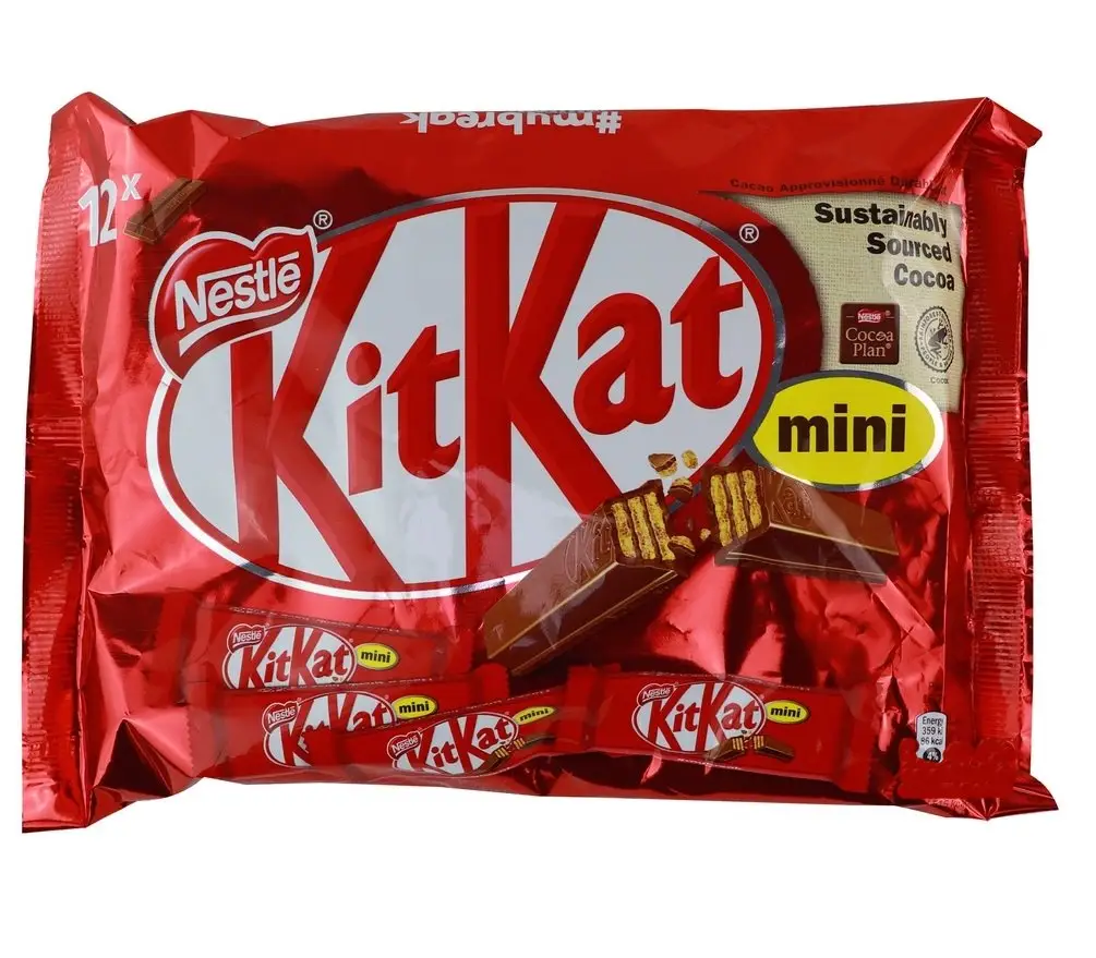 Оптовая продажа, набор для плитки kat, KitKat, мини-плитка шоколада (x21), 350 г