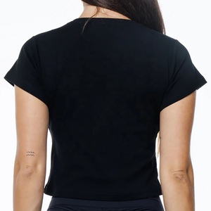 เสื้อยืดคอกลมสำหรับผู้หญิงล่าสุด2025พิมพ์ลายที่กำหนดเองผ้าฝ้าย100% คุณภาพสูงขายส่งฤดูร้อน - Product Image 2