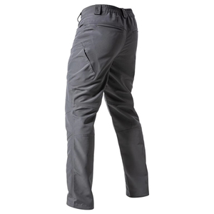 Pantalons tactiques pour hommes, vêtements de travail pour l'extérieur, multi-poches, taille réglable, pantalons en tissu extensible à séchage rapide, usine personnalisée OEM - Product Image 4