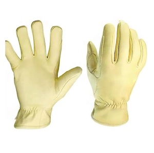 Guantes DE TRABAJO hechos de cuero de grano de cabra diseñados para protección, comodidad y destreza - Product Image 6