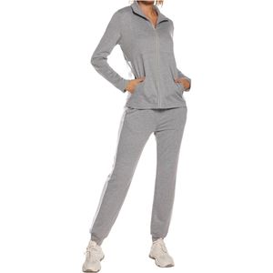 ชุดวอร์มลำลองมีฮู้ดผ้าฝ้ายคุณภาพพรีเมียมสำหรับผู้หญิงไซส์ใหญ่ ขายส่ง - Product Image 5