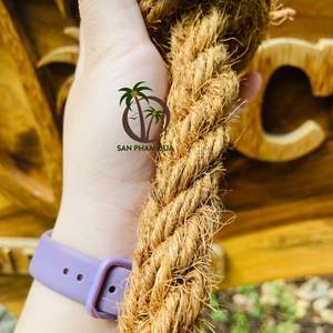 Juguete masticable de coco sostenible para mascotas-Juguete de cuerda natural hecho a mano para perros y animales pequeños - Product Image 5