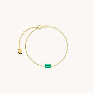 Bracelet Eden avec diamant taille émeraude - Product Image 1