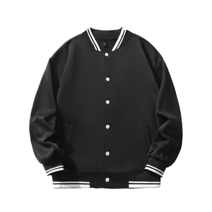 Chaqueta Universitaria de Alta Calidad OEM para Hombre, Bordado Chenille en las Mangas, Chaqueta Universitaria Personalizada con Letras de Béisbol para Hombre - Product Image 1