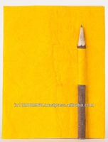 Cuaderno Ecológico Hecho a Mano con Papel de Algodón en Blanco, Mini A5, Encuadernado con Hilo, para Notas, Dibujos, Regalo, con Lápiz de Neem/Bambú