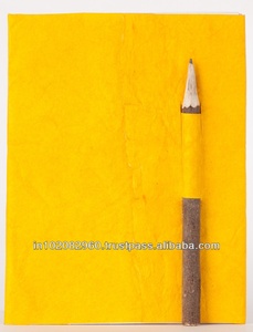 Papel de algodón en blanco hecho a mano ecológico, libro de notas A5, diario lácteo con lápiz de Neem/bambú para dibujar regalos de viaje - Product Image 5