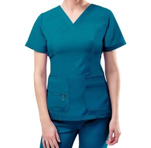 Short Sleeve Nurse Fig Scrubs <b>Uniforms</b> Sets Custom Scrubs Suit Hospital <b>Uniforms</b> - Product Image 4