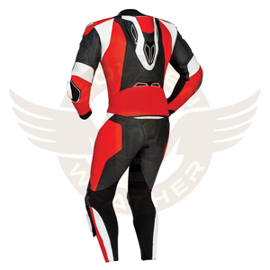 Motocicleta sostenible de alta calidad, ropa deportiva de cuero genuino, a prueba de viento y agua, traje de moto de protección de talla grande - Product Image 2
