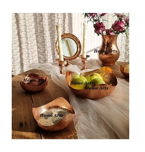 Frutero de Diseño Fantástico, Hecho a Mano en Hierro Martillado, Color Dorado, con la Mejor Calidad, por Home Arts - Product Image 3