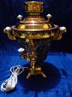 Théière et bouilloire élégantes Samovar en cuivre turc