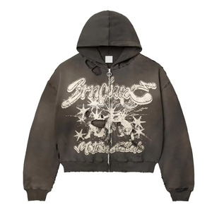 Sudadera con capucha personalizada clásica moderna de 400gsm | Diseño único | Ropa informal al por mayor - Product Image 4