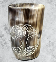 Corne à boire de style Viking de haute qualité, personnalisable avec logo, pour bière, vin, bière artisanale, café, grande capacité, pour le bureau et la maison