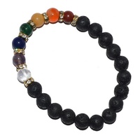 Bracelets et joncs en agate indienne, forme de boule, plaqué bronze antique, bijoux hindous classiques et élégants