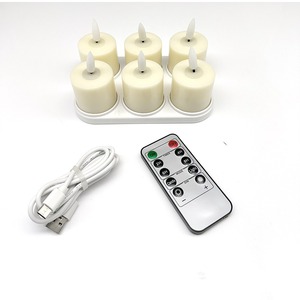 เทียน LED อิเล็กทรอนิกส์ TOOWIN ขายดี ควบคุมด้วยรีโมท ชาร์จแม่เหล็กได้ ของตกแต่งคริสต์มาส - Product Image 2