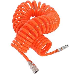 Manguera de aire comprimido espiral doméstica industrial de alta presión Flexible de PE reforzada naranja de 8m piezas neumáticas de 5x8mm - Product Image 1