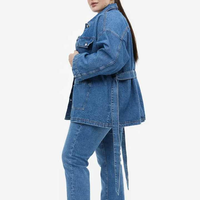 Veste en jean à capuche pour femme grande taille, respirante, écologique, avec broderie camouflage, perles, mélange de coton tricoté, décontractée, ornée de diamants