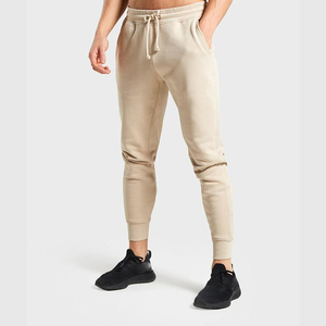 Jogging unisexe taille mi-haute en coton écologique à séchage rapide, style streetwear, avec cordon de serrage, respirant, service OEM personnalisé - Product Image 1