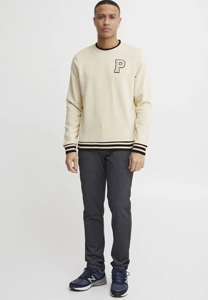 High Quality Custom Embroidery Print Cotton Plain Crewneck Cotton Blended Sweatshirt for <b>Men</b> ODM Wholesale Supply - Product Image 3