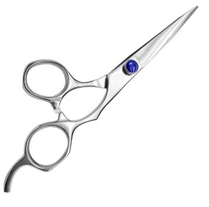 Reusable Hand Made Professional Stainless Steel Hair Cutting <b>Scissors</b> for Salon Use With Custom Logo Printed <b>Best</b> Barber Tools - Product Image 1