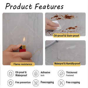<span class=keywords><strong>Papier</strong></span> <span class=keywords><strong>peint</strong></span> vinyle PVC moderne anti-moisissure auto-adhésif effet marbre floral <span class=keywords><strong>pour</strong></span> <span class=keywords><strong>salle</strong></span> <span class=keywords><strong>de</strong></span> <span class=keywords><strong>bain</strong></span>, salon, hôtel, appartement, <span class=keywords><strong>salle</strong></span> <span class=keywords><strong>de</strong></span> sport - Product Image 2