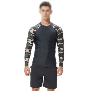 OEM en blanco precio competitivo buena venta calidad superior sublimación impresa hombres desgaste de secado rápido adultos deportes Rash Guard Top - Product Image 4