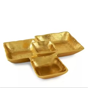 Bol à fruits secs en laiton au design luxueux, rangement décoratif pour noix, bol à collation, rangement pour bonbons et en-cas - Product Image 5