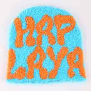 หมวกบีนนี่ผ้าขนแกะอะคริลิคคุณภาพสูงน้ำหนักเบาสวมใส่สบายสำหรับกลางแจ้งโลโก้ตามสั่ง - Product Image 2