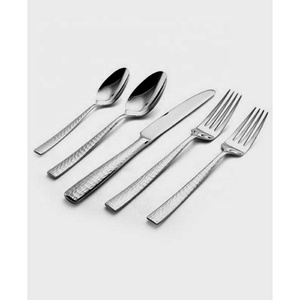 Juego creativo de cuchara y tenedor de plata a granel de acero inoxidable con mango de plata real - Product Image 4