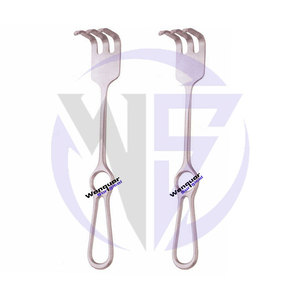 Middeldorf y Kocher Langenbeck Quirúrgico 2 piezas Retractores Instrumentos manuales de acero inoxidable duraderos para uso en hospitales y clínicas - Product Image 4